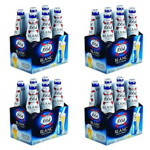 24本セットクローネンブルグ 1664 ブラン/Kronenbourg 1664 Blanc 330ml×24本 1箱 5% ビン・瓶 ポーランド  ビール業務用 飲食店 プロ向け※別途追加送料エリアあり