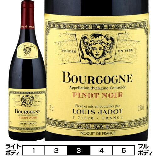 ブルゴーニュ ピノ・ノワール[2020]ルイ・ジャド 赤 750ml Louis Jadot