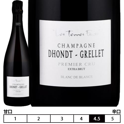 シャンパーニュ ドント・グルレ[N/V]レ・テール・フィーヌ　泡・白 750ml　Dhondt-Grellet [Les Terres Fines]  フランス シャンパン スパークリングワイン Champagne